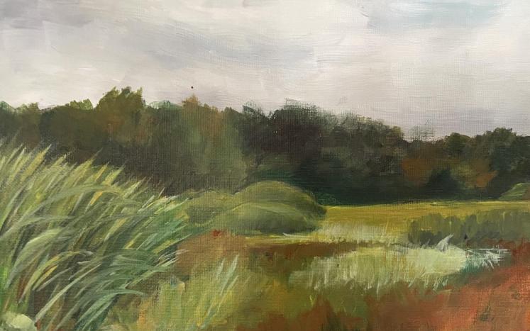 farm field painting by angela griefen